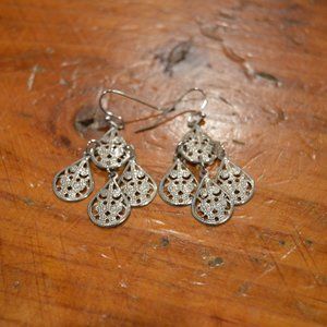 Silver Chandelier Earrings